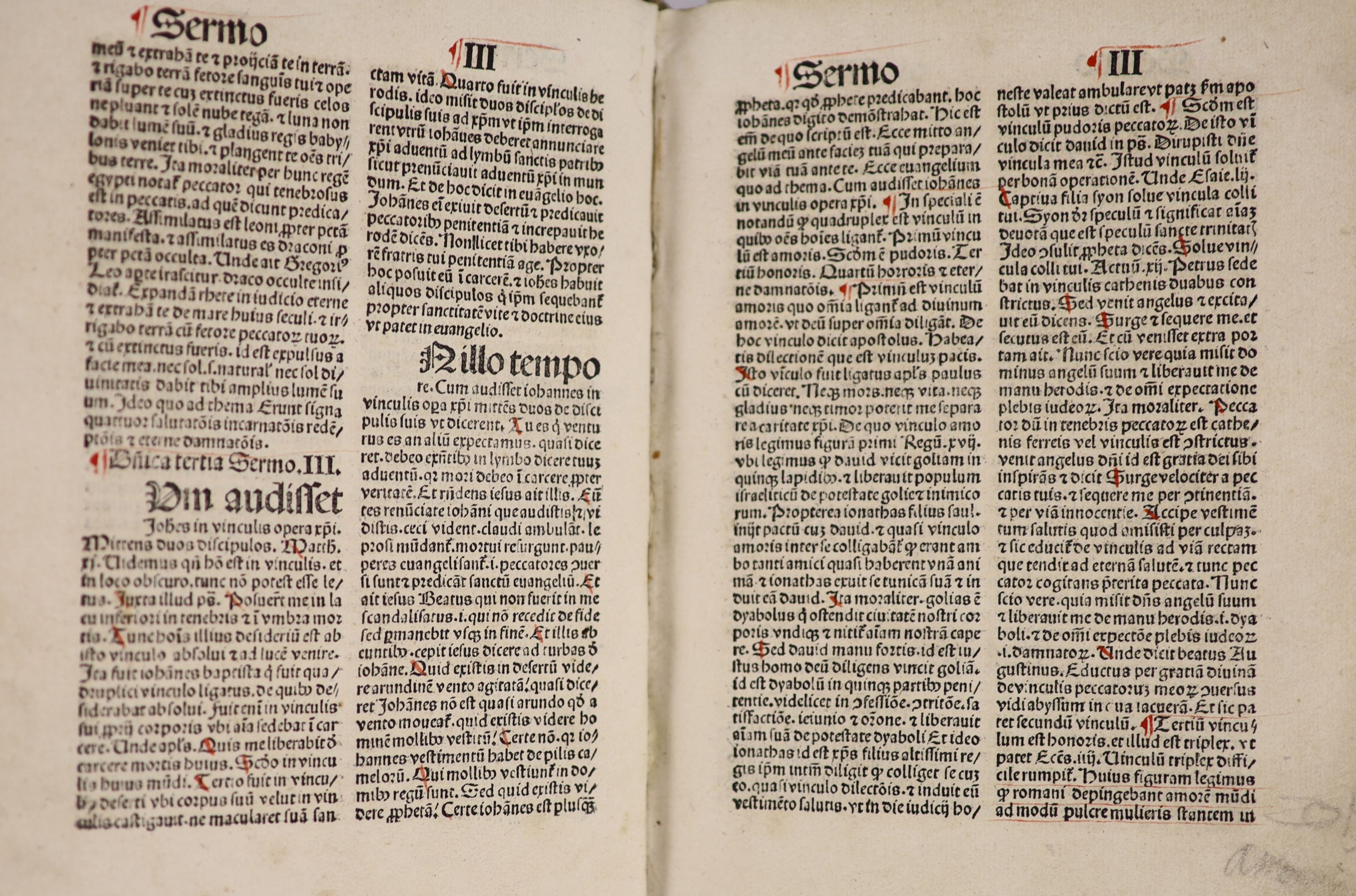 Johannes de Verdena Sermones Dormi secure de tempore et de sanctis Speyer Peter Drach 1492?